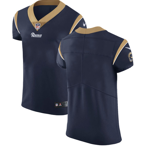 Nike Rams Blank Navy Blue Team Color Men's Stitched NFL Vapor Untouchable Elite Jersey